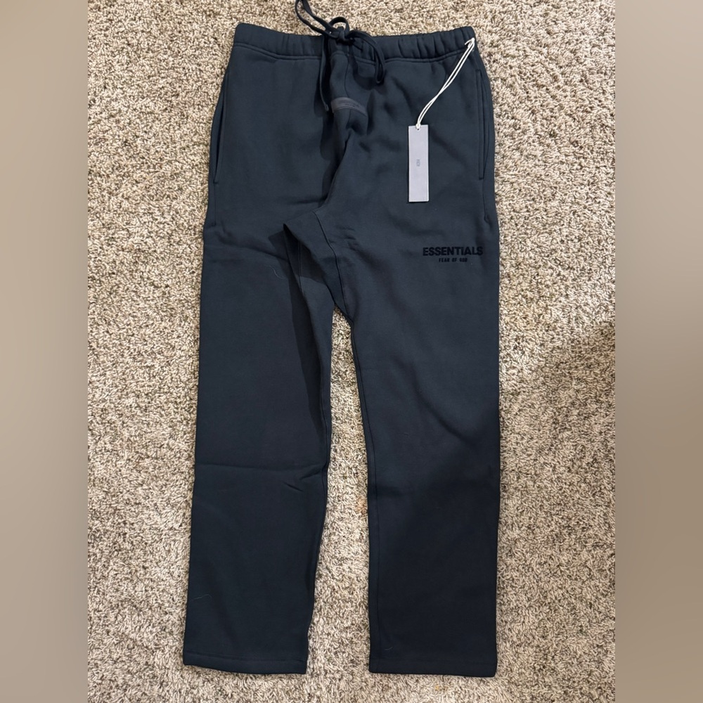 Essentials Black Men's Joggers